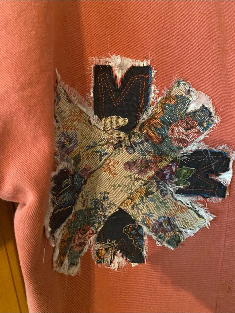 POL Boho Patchwork Button-Up Shacket - Picture 5 of 8